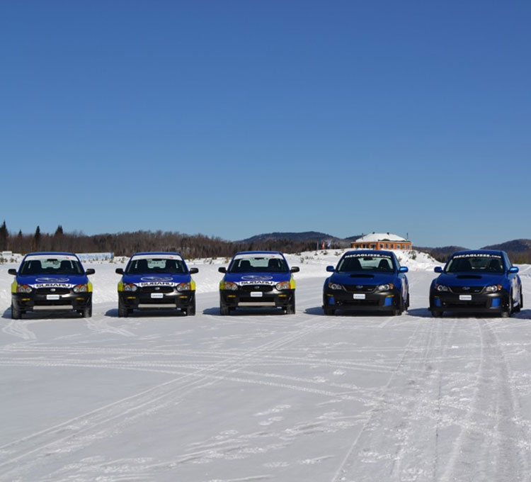 Raid hors-piste + conduite sur glace au Québec