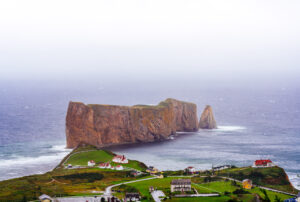 Percé vu du Mont Ste-Anne - Tourisme Gaspésie - Jeff Frentte - Bonjour Québec - All photos are under Copyright  © 2021 Jeff Frenette Photography / dezjeff. To use the photos, please contact me at dezjeff@me.com.